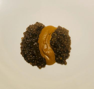 Ristorante SUM di Catania - lenticchie di Ispica e crema di cozze